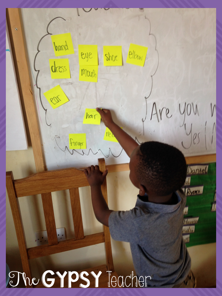 LABEL THE TEACHER - Get the Littles WRITING! - The Classroom Community ...